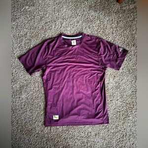 Tracksmith Twilight Tee - Wine